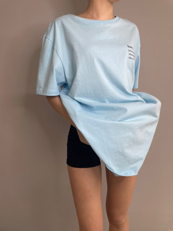 Camiseta Oversized estampa Bae
